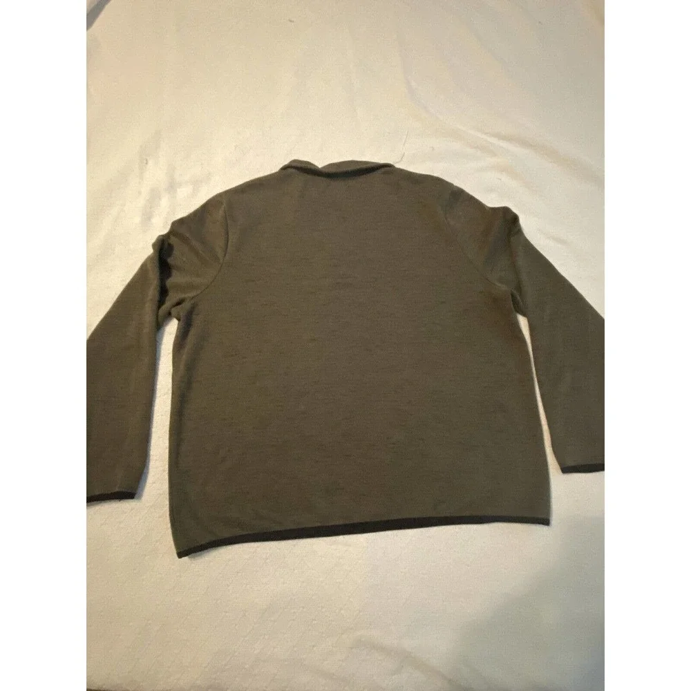 Zelos Endurance Fleece Men's XL 1/4 Zip Athletic Sweater Jacket Green W - Picture 13 of 16